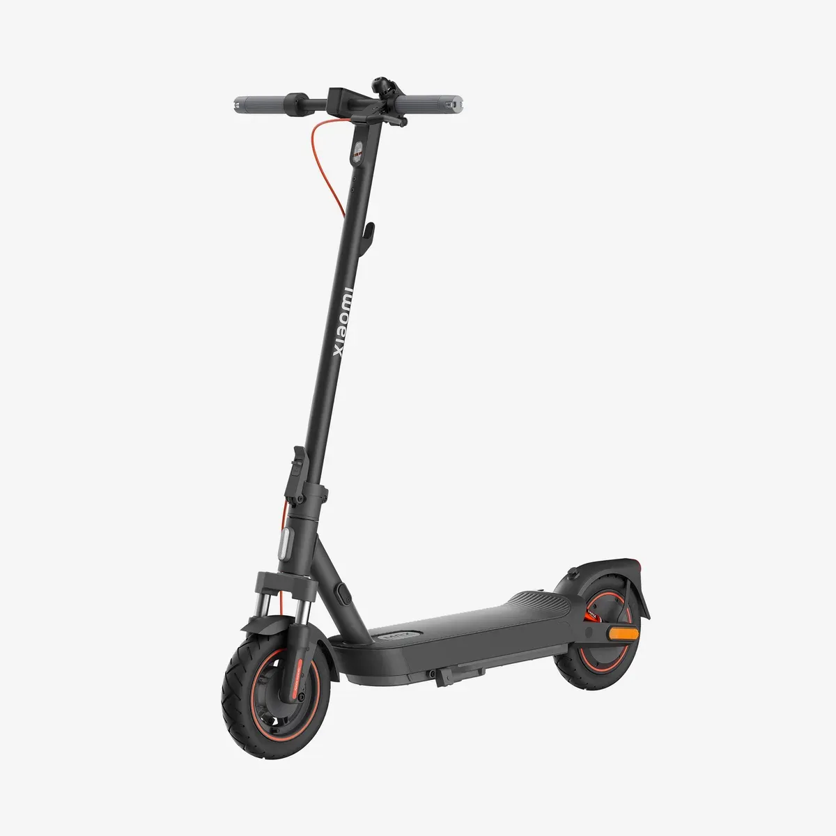 Trottinette électrique Xiaomi Electric Scooter 5 Max noire, dépliée, vue de profil